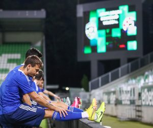 01.08.2022., Razgrad, Bugarska - Trening igraca GNK Dinamo ususret utakmici GNK Dinamo - PFC Ludogorets Razgrad. Photo: Matija Habljak/PIXSELL