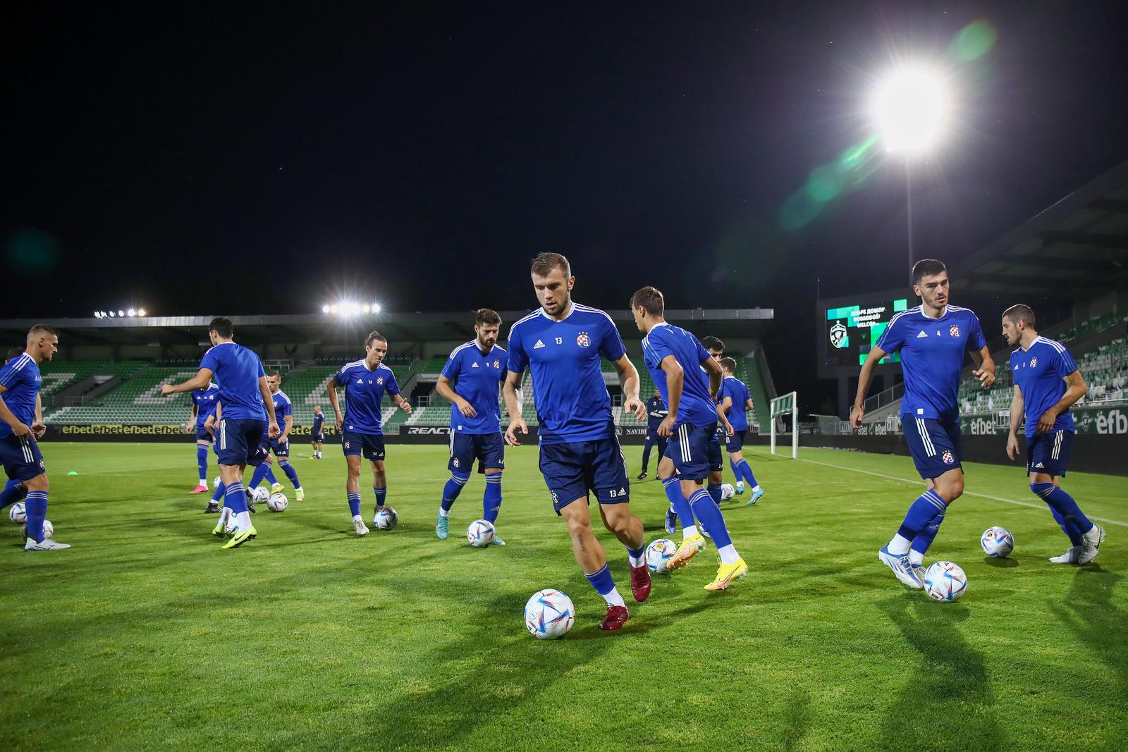 01.08.2022., Razgrad, Bugarska - Trening igraca GNK Dinamo ususret utakmici GNK Dinamo - PFC Ludogorets Razgrad. Stefan Ristovski Photo: Matija Habljak/PIXSELL
