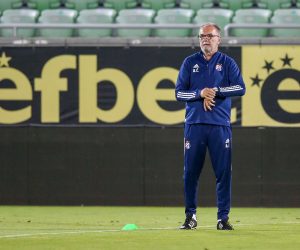 01.08.2022., Razgrad, Bugarska - Trening igraca GNK Dinamo ususret utakmici GNK Dinamo - PFC Ludogorets Razgrad. Ante Cacic Photo: Matija Habljak/PIXSELL