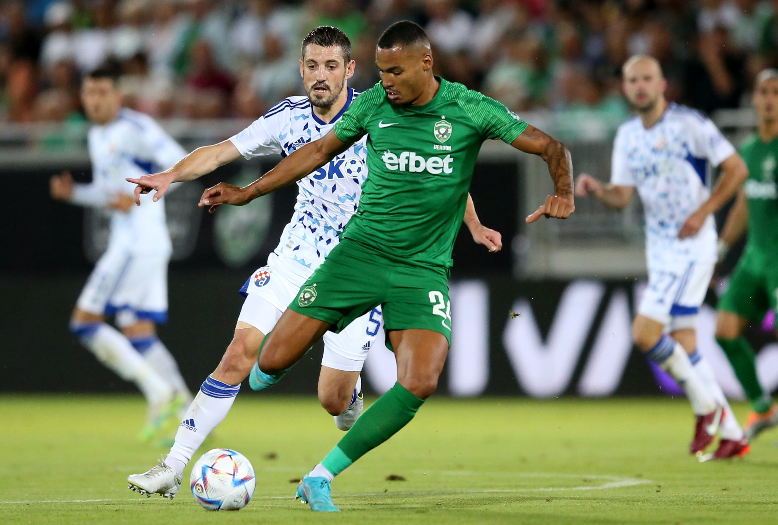 02.08.2022., Razgrad, Bugarska - Prva utakmica 3. pretkola UEFA Liga prvaka, GNK Dinamo Zagreb - PFC Ludogorets Razgrad.  Photo: Matija Habljak/PIXSELL
