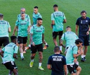 03.08.2022., Split - Sluzbeni trening HNK Hajduk pred utakmicu konferencijske lige s Vitoria SC.
Marko Livaja
   Photo: Miroslav Lelas/PIXSELL