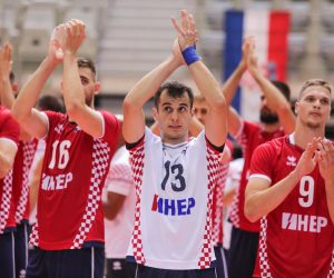 03.08.2022., Gradski vrt, Osijek - Kvalifikacijska utakmica za Europsko prvenstvo u odbojci, Hrvatska - Cipar. Photo: Dubravka Petric/PIXSELL
