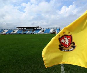 03.09.2018., Velika Gorica - HNK Gorica je hrvatski nogometni klub iz Velike Gorice. U nogometnoj sezoni 2. HNL 2017./18. Gorica je osvojila prvo mjesto i tako izborila plasman za 1. HNL 2018./19. "nPhoto: Robert Anic/PIXSELL