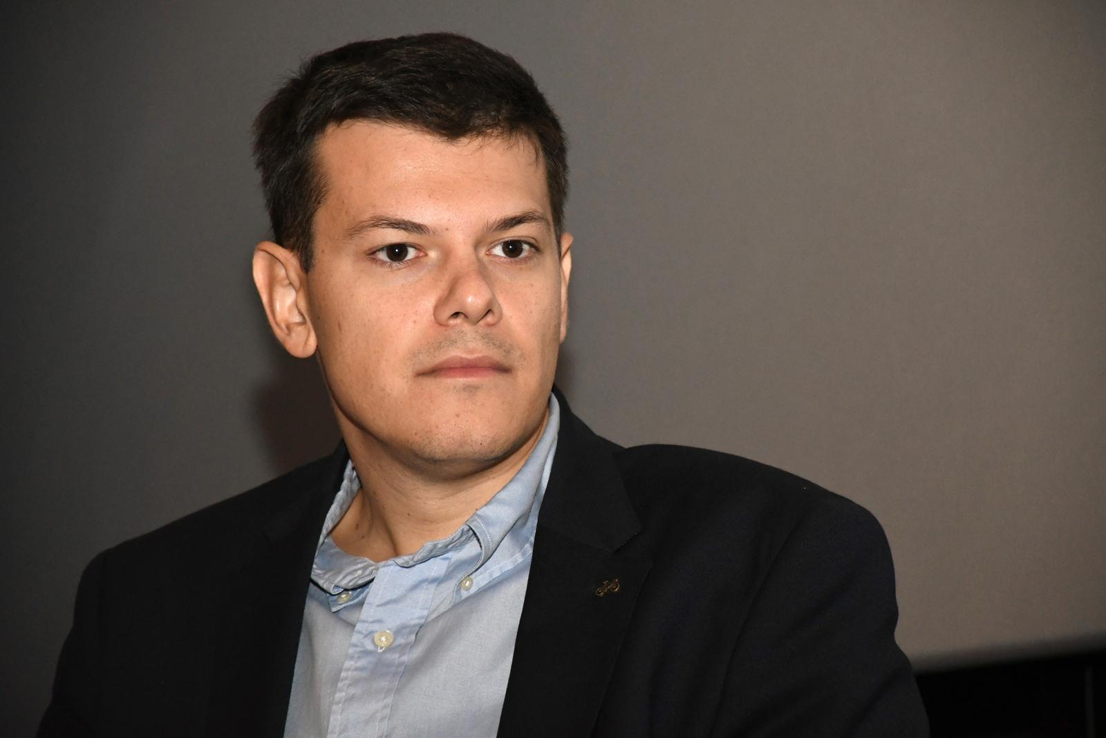 03.10.2019., Bjelovar - Odrzana konferencija Digitalna poslovna Hrvatska koju su organizirali Vecernji list i Poslovni dnevnik. Nakon pozdravnih govora odrzana panel diskusija. Sudjelovali su, Vuk Vukovic,rPhoto:Damir Spehar/PIXSELL