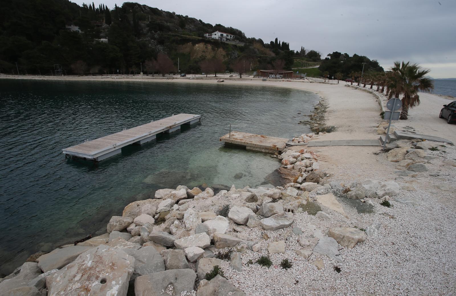 05.03.2018., Split - Jedna od tocaka dnevnog reda na sjednici Zupanijske skupstine je i koncesija za popularno kupaliste u uvali Kasjuni. "nPhoto: Ivo Cagalj/PIXSELL