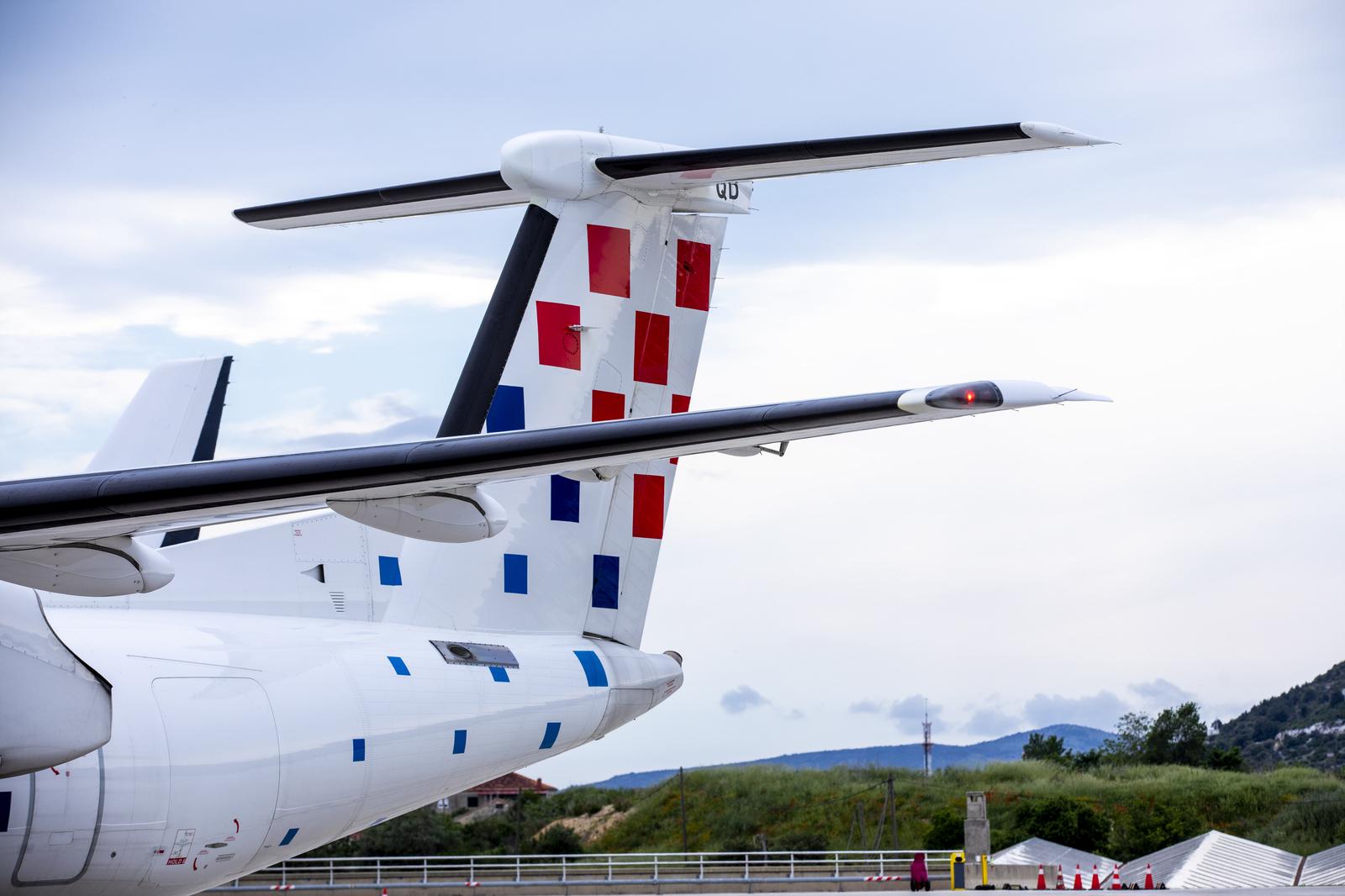 05.05.2021., Kastel Stafilic - Croatia Airlines obiljezio tridesetu obljetnicu prvog komercijalnog leta koji je 5. svibnja 1991. godine obavljen na liniji Zagreb-Split.rPhoto: Miroslav Lelas/PIXSELL