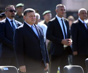 05.08.2022., Knin - Sredisnja svecanost obiljezavanja Dana pobjede i domovinske zahvalnosti, Dana hrvatskih branitelja i 27. obljetnice vojno-redarstvene operacije Oluja. Mladen Markac Photo: Davor Puklavec/PIXSELL