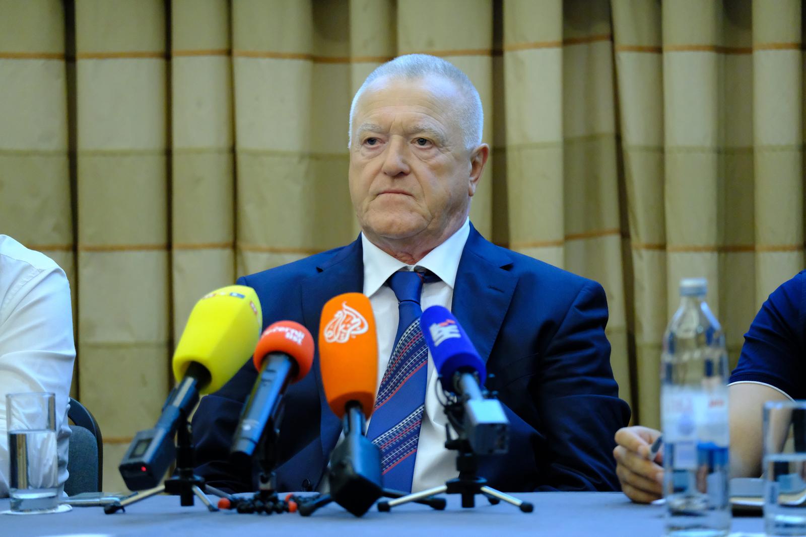 06.07.2022., Zagreb - Udruga malih distributera goriva odrzala je konferenciju za medije povodom Odluke Vlade RH i Uredbe o utvrdivanju najvisih maloprodajnih i veleprodajnih cijena goriva. Photo: Slaven Branislav Babic/PIXSELL