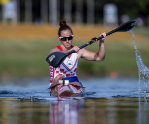 06.07.2021., Zagreb - Anamaria Govorcinovic, kajakasica na mirnim vodama ostvarila je plasman na Olimpijskim igrama u Tokiju. Prva je hrvatska kajakasica koja ce nastupiti na Olimpijskim igrama. Photo: Igor Kralj/PIXSELL