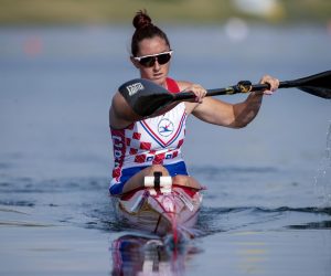 06.07.2021., Zagreb - Anamaria Govorcinovic, kajakasica na mirnim vodama ostvarila je plasman na Olimpijskim igrama u Tokiju. Prva je hrvatska kajakasica koja ce nastupiti na Olimpijskim igrama. Photo: Igor Kralj/PIXSELL