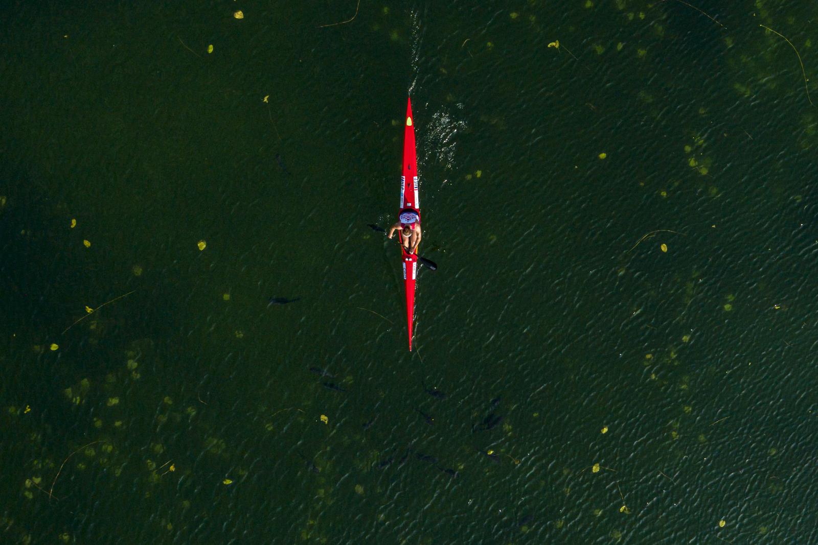 06.07.2021., Zagreb - Anamaria Govorcinovic, kajakasica na mirnim vodama ostvarila je plasman na Olimpijskim igrama u Tokiju. Prva je hrvatska kajakasica koja ce nastupiti na Olimpijskim igrama. Photo: Igor Kralj/PIXSELL