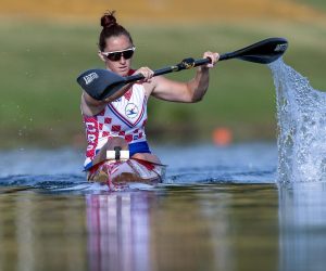 06.07.2021., Zagreb - Anamaria Govorcinovic, kajakasica na mirnim vodama ostvarila je plasman na Olimpijskim igrama u Tokiju. Prva je hrvatska kajakasica koja ce nastupiti na Olimpijskim igrama. Photo: Igor Kralj/PIXSELL