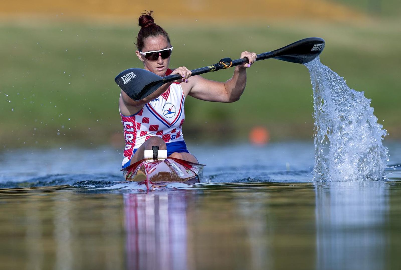 06.07.2021., Zagreb - Anamaria Govorcinovic, kajakasica na mirnim vodama ostvarila je plasman na Olimpijskim igrama u Tokiju. Prva je hrvatska kajakasica koja ce nastupiti na Olimpijskim igrama. Photo: Igor Kralj/PIXSELL