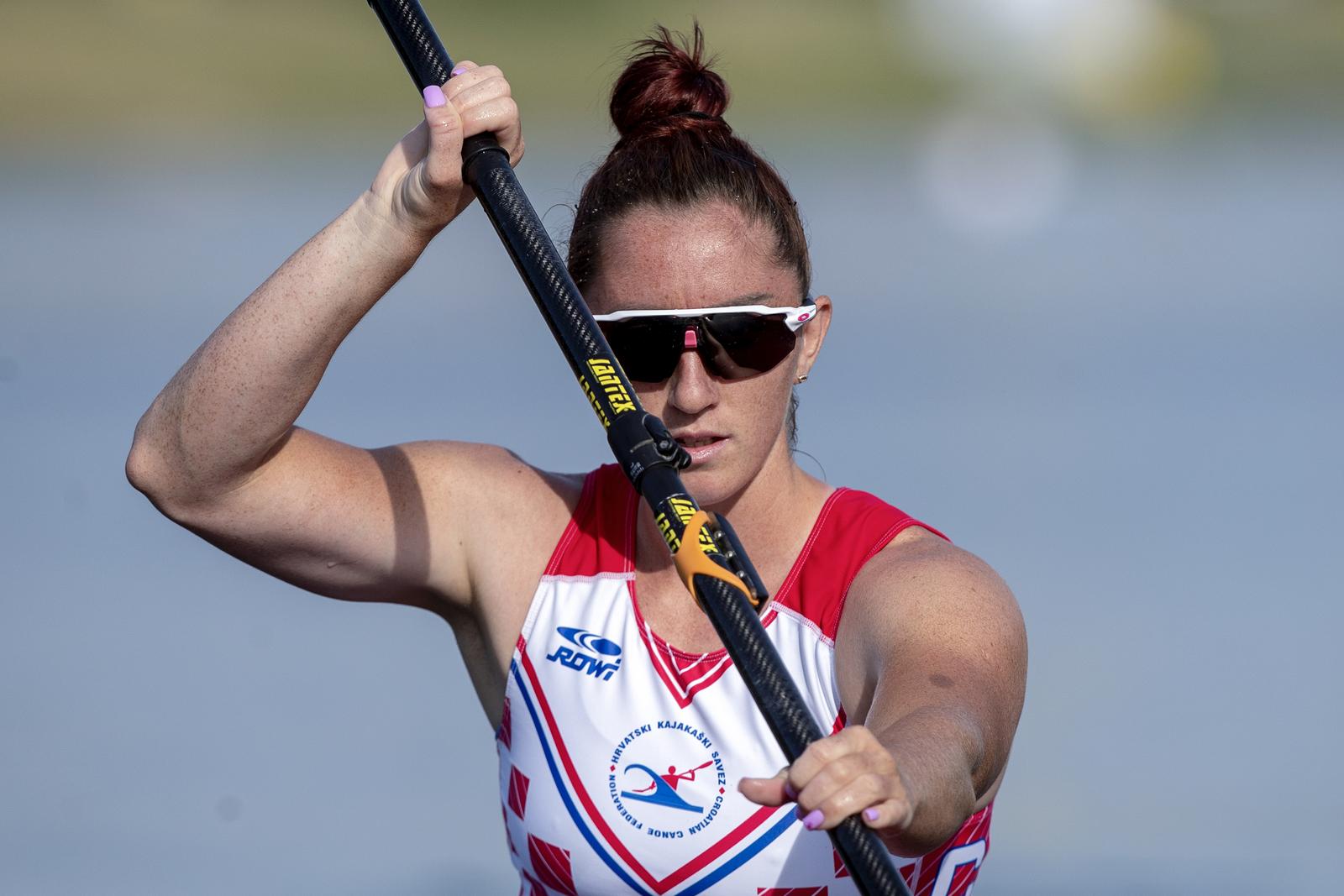 06.07.2021., Zagreb - Anamaria Govorcinovic, kajakasica na mirnim vodama ostvarila je plasman na Olimpijskim igrama u Tokiju. Prva je hrvatska kajakasica koja ce nastupiti na Olimpijskim igrama. Photo: Igor Kralj/PIXSELL