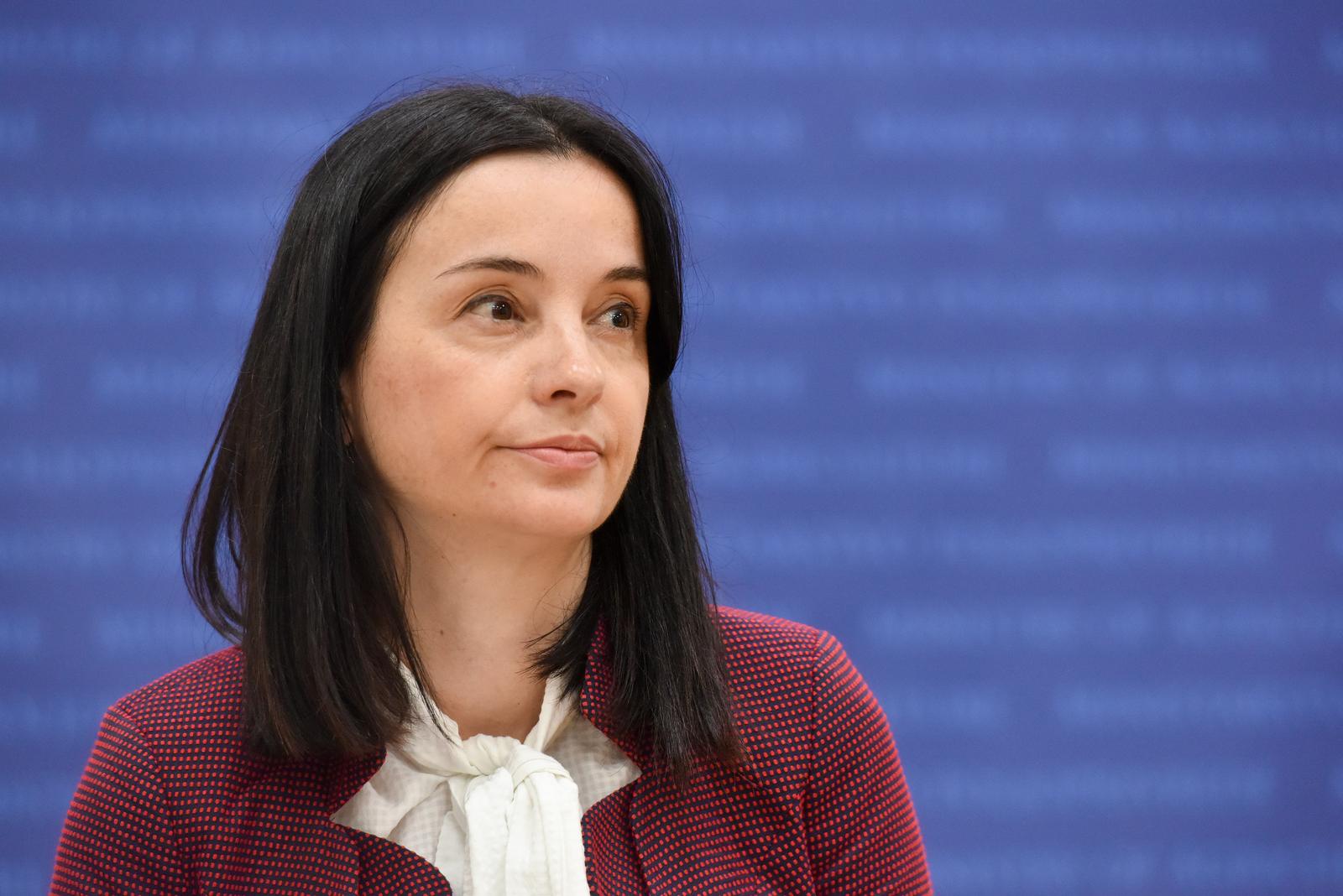 7.7.2022., Zagreb -  U Ministarstvu poljoprivrede  Ministrica poljoprivrede Marija Vuckovic, glavni urednik Vecernjeg lista Drazen Klaric i predsjednik Uprave SPAR Hrvatska Helmut Fenzl  predstavili su  i najavili projekt izbora najboljih obiteljskih poljoprivrednih gospodarstava „OPG Zlata vrijedan 2022.“ Photo: Davorin Visnjic/PIXSELL