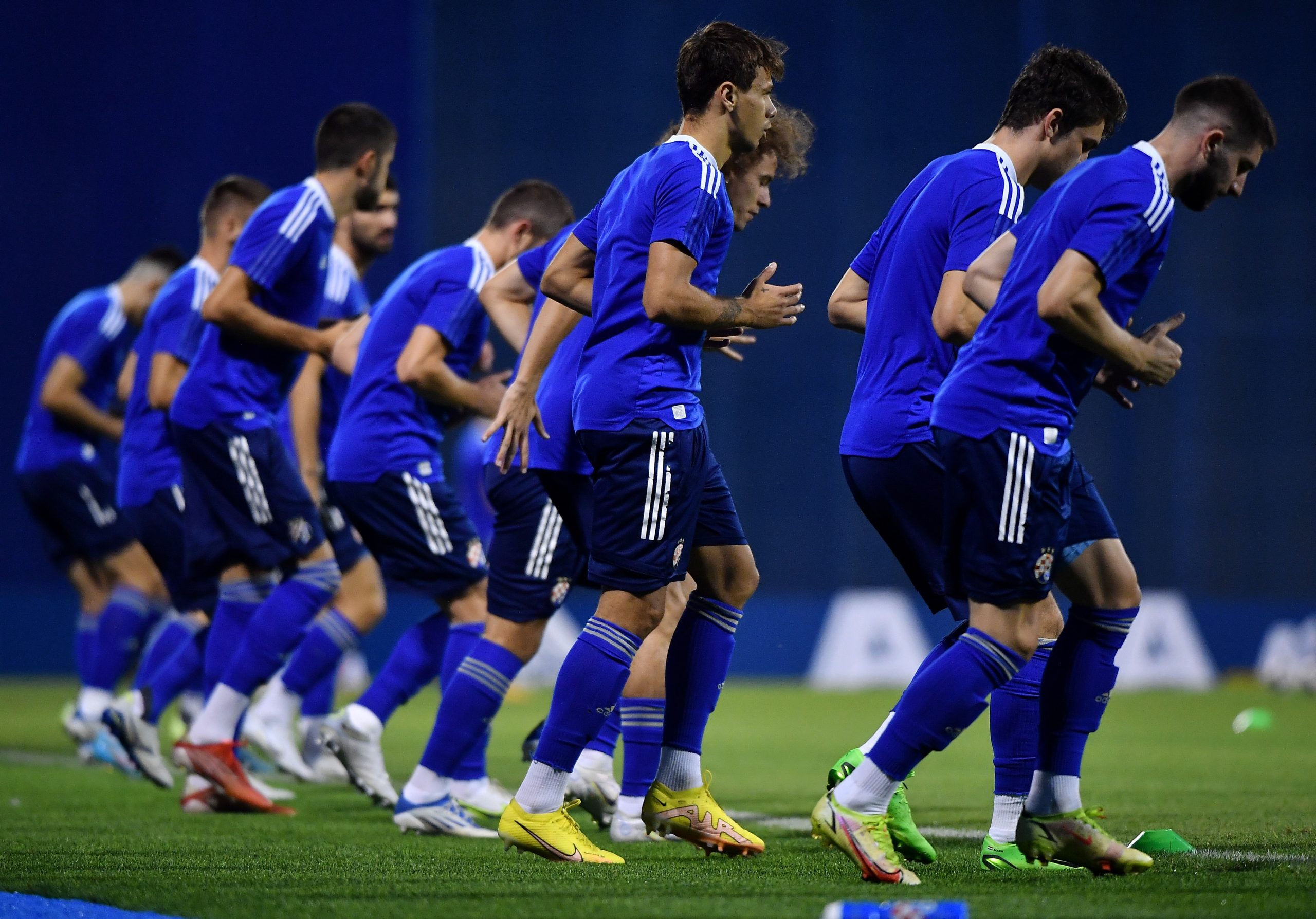 08.08.2022., Zagreb - Trening nogometaša Dinama na stadionu Maksimir uoci uzvratnog susreta 3. pretkola UEFA Lige prvaka protiv Ludogoretsa.   Photo: Marko Lukunic/PIXSELL