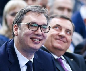 09.04.2019., Mostar, Bosna i Hercegovina - Svecana ceremonija otvaranja 22. medjunarodnog sajma gospodarstva - Mostar 2019. Predsjednik Republike Srbije Aleksandar Vucic.rPhoto: Armin Durgut/PIXSELL