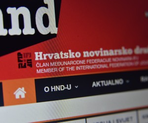 Internetska stranica Hrvatskog novinarskog društva 09.08.2018., Sibenik - Internetska stranica Hrvatskog novinarskog drustvarPhoto: Hrvoje Jelavic/PIXSELL