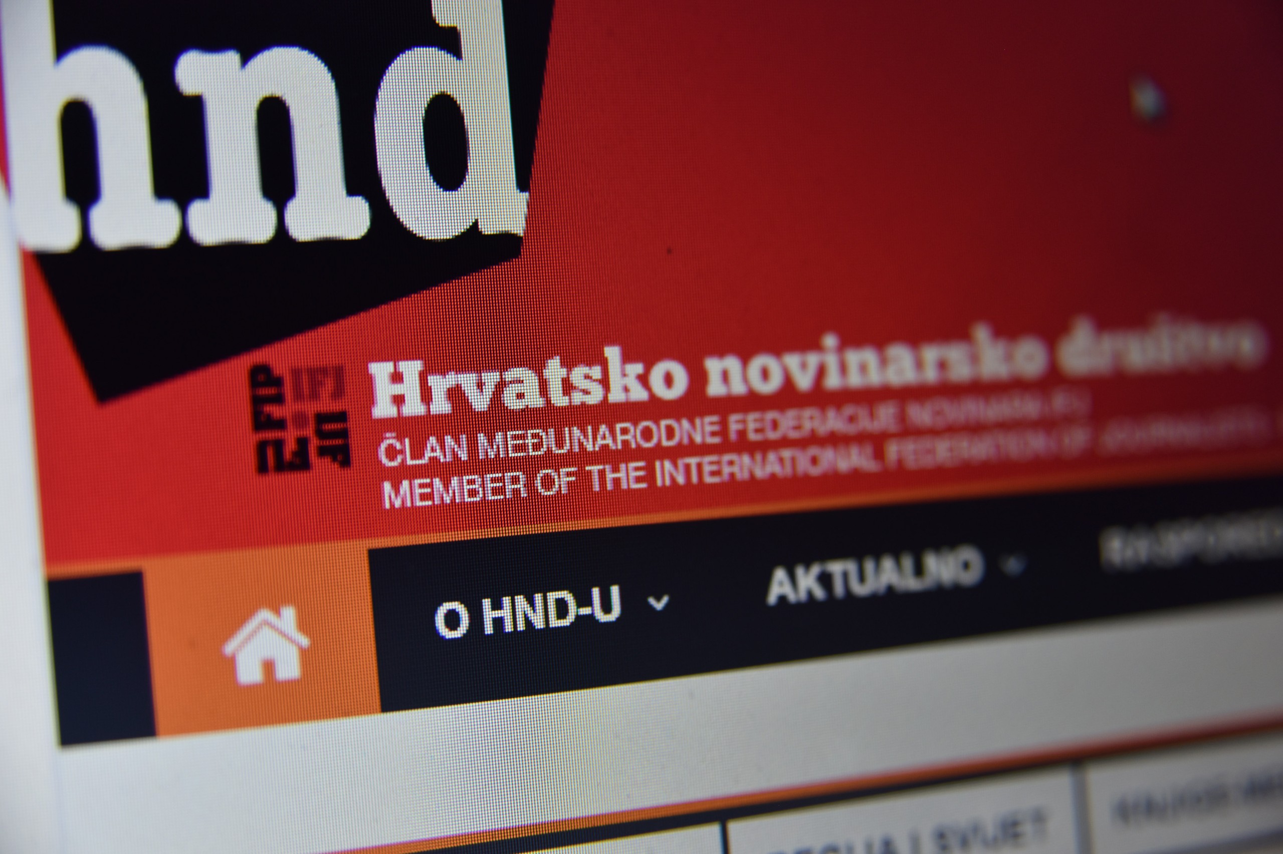 Internetska stranica Hrvatskog novinarskog društva 09.08.2018., Sibenik - Internetska stranica Hrvatskog novinarskog drustvarPhoto: Hrvoje Jelavic/PIXSELL