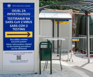 09.08.2022., Zadar - Na podrucju Zadarske zupanije zabiljezena su 72 nova slucaja zaraze koronavirusom. U Opcoj bolnici Zadar hospitalizirano je 30 pacijenata od kojih je troje na respiratoru.  Photo: Sime Zelic/PIXSELL