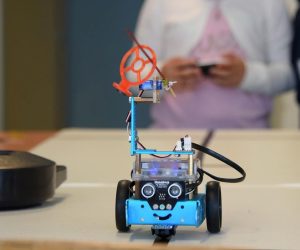 11.06.2022., Pula - U organizaciji Drustva za robotiku Istra s udrugom BIT KIDS 101 iz Fazane, u Puli je odrzana 9. Robotrka na prstenac. Sudjelovalo je 20-ak ekipa, po tri ucenika u svakoj, iz Medulina, Fazane, Krka, Punta, Rovinja, Barbana, Vodnjana i Pule.  Photo: Sasa Miljevic/PIXSELL