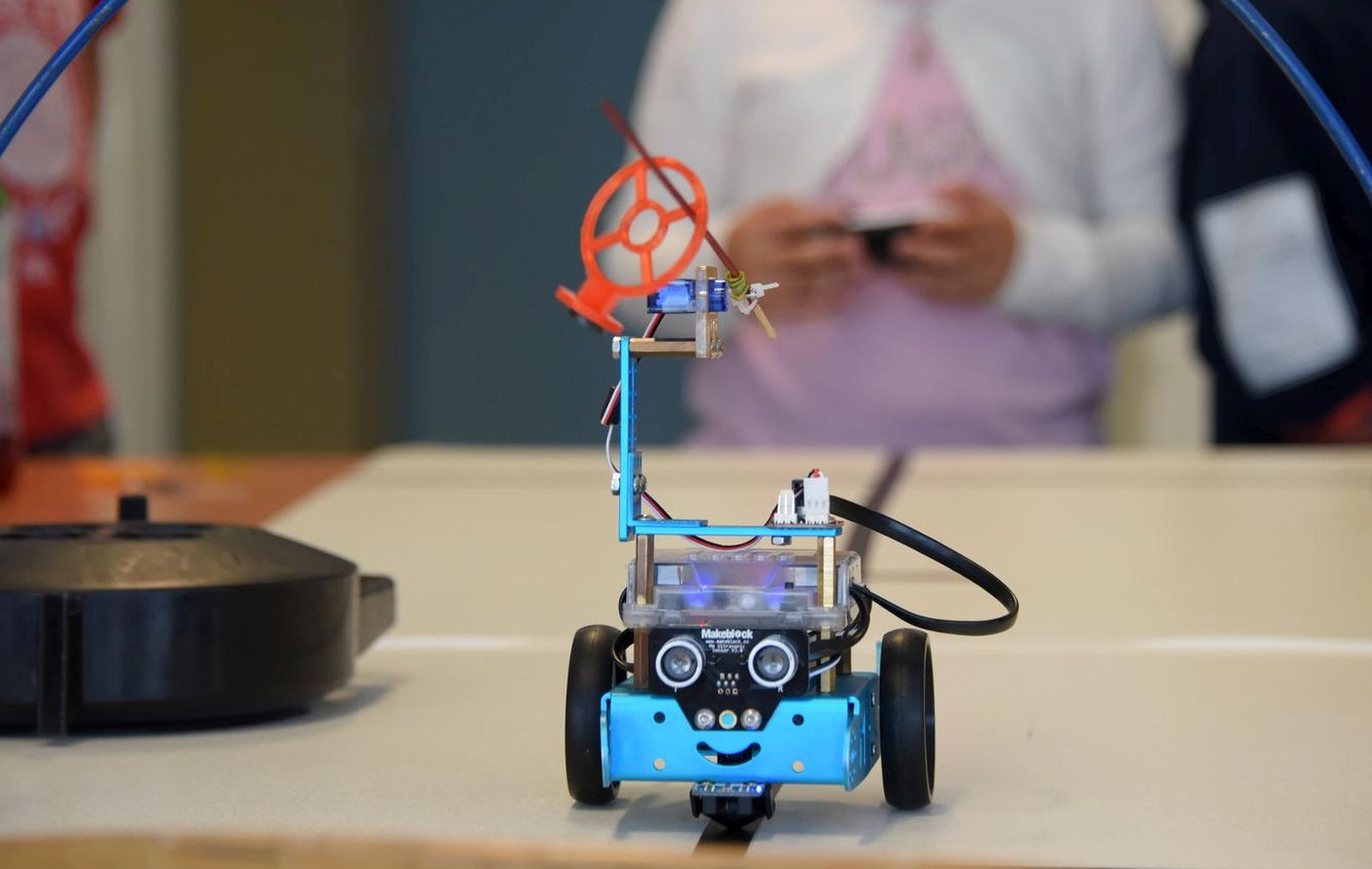 11.06.2022., Pula - U organizaciji Drustva za robotiku Istra s udrugom BIT KIDS 101 iz Fazane, u Puli je odrzana 9. Robotrka na prstenac. Sudjelovalo je 20-ak ekipa, po tri ucenika u svakoj, iz Medulina, Fazane, Krka, Punta, Rovinja, Barbana, Vodnjana i Pule.  Photo: Sasa Miljevic/PIXSELL