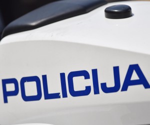 13.05.2018., Sibenik - Oznake na policijskim motorima. "nPhoto: Hrvoje Jelavic/PIXSELL