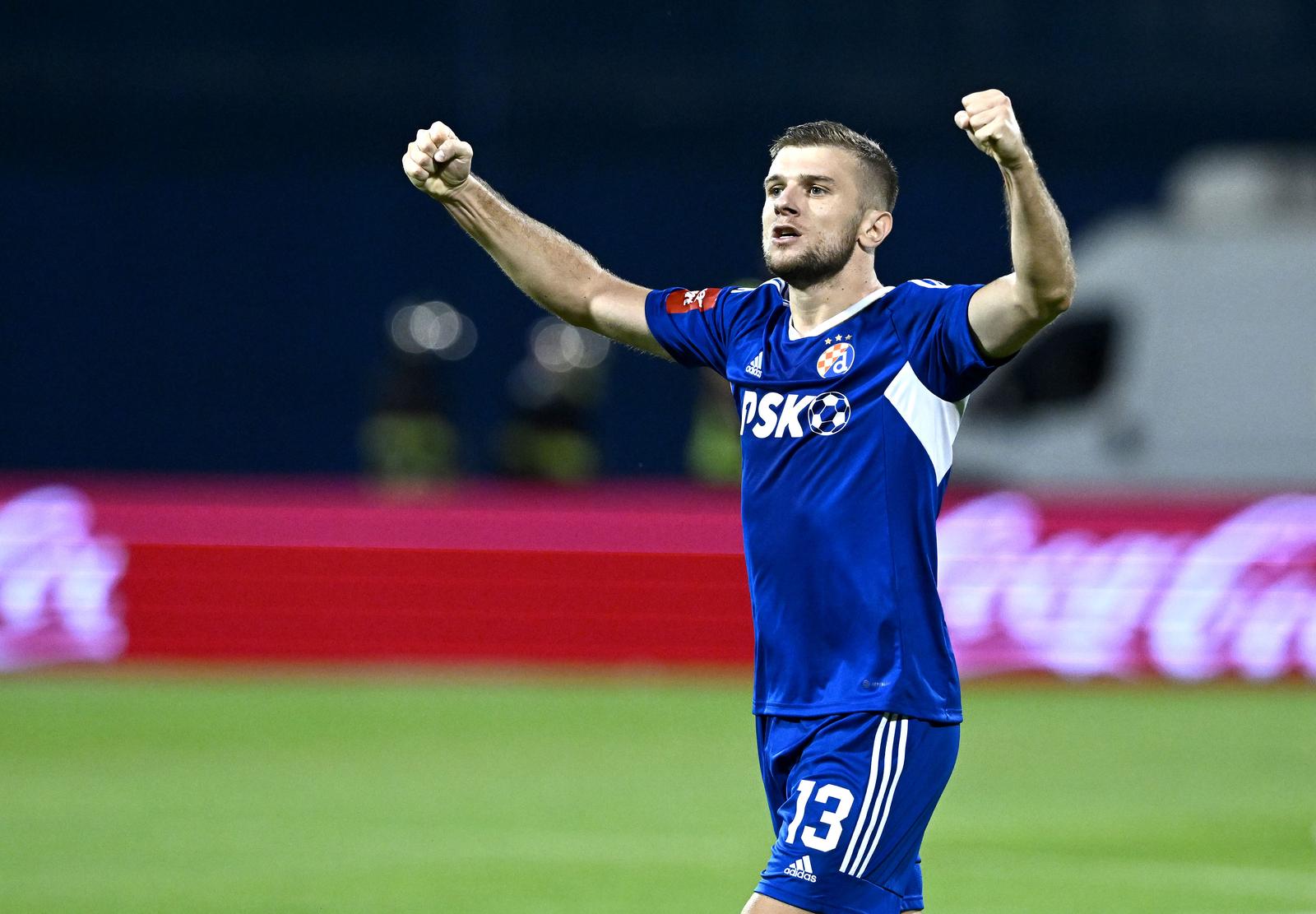 13.08.2022., stadion u Maksimiru, Zagreb - SuperSport HNL, 5. kolo, GNK Dinamo - HNK Hajduk. Stefan Ristovski Photo: Marko Lukunic/PIXSELL