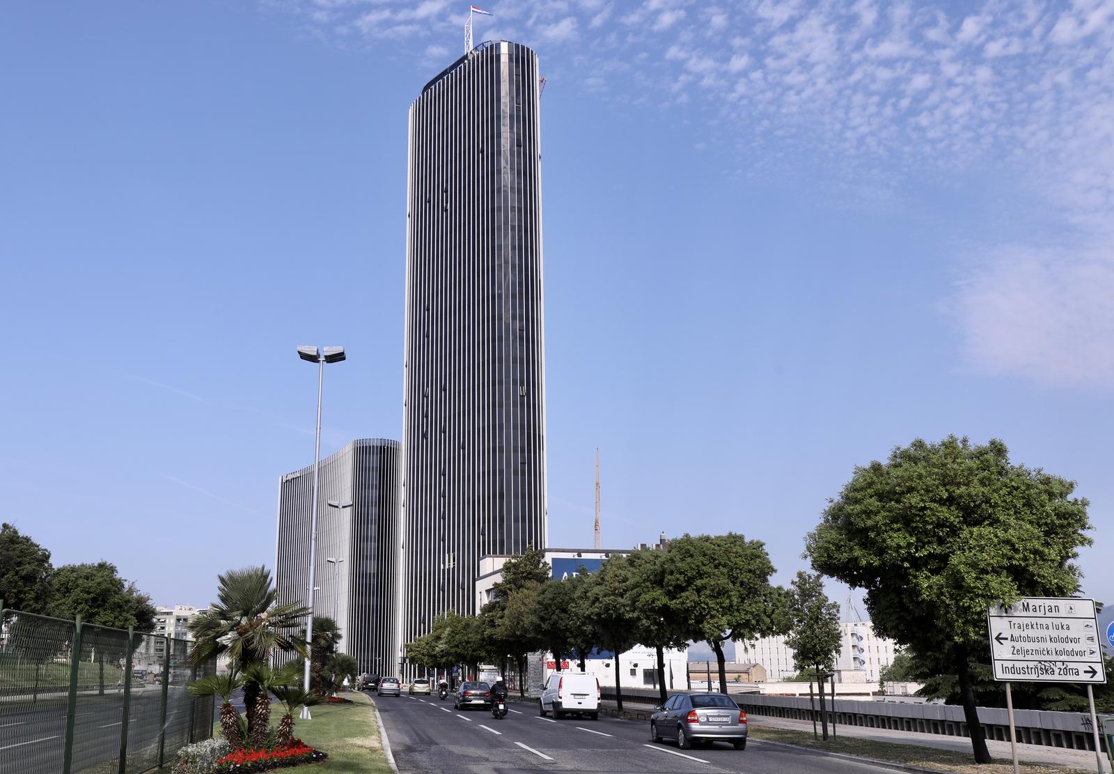 14.05.2022.,Split- Dalmatia tower sa 135 metara visine najvisa je zgrada u Hrvatskoj. Photo: Ivo Cagalj/PIXSELL