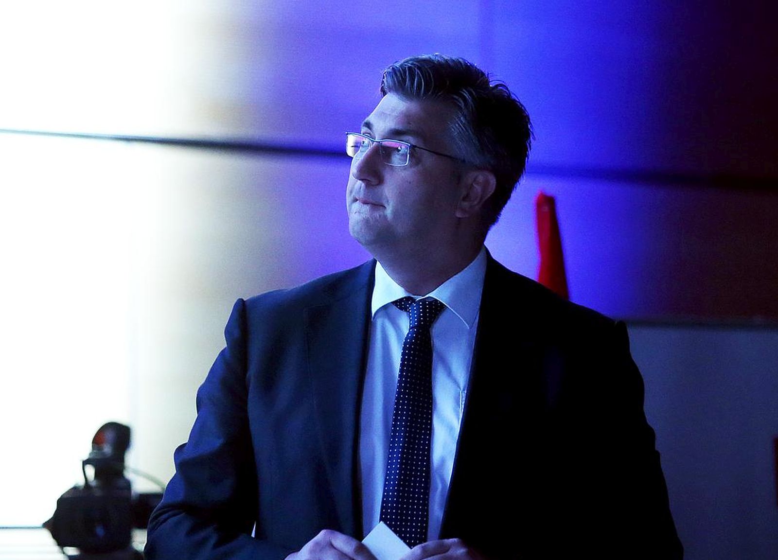 15.06.2018., Zagreb - 13. konvencija hrvatskih izvoznika i 11. dodjela nagrada Zlatni kljuc najboljim izvoznicima u 2017. Andrej Plenkovic. rrPhoto: Goran Stanzl/PIXSELL