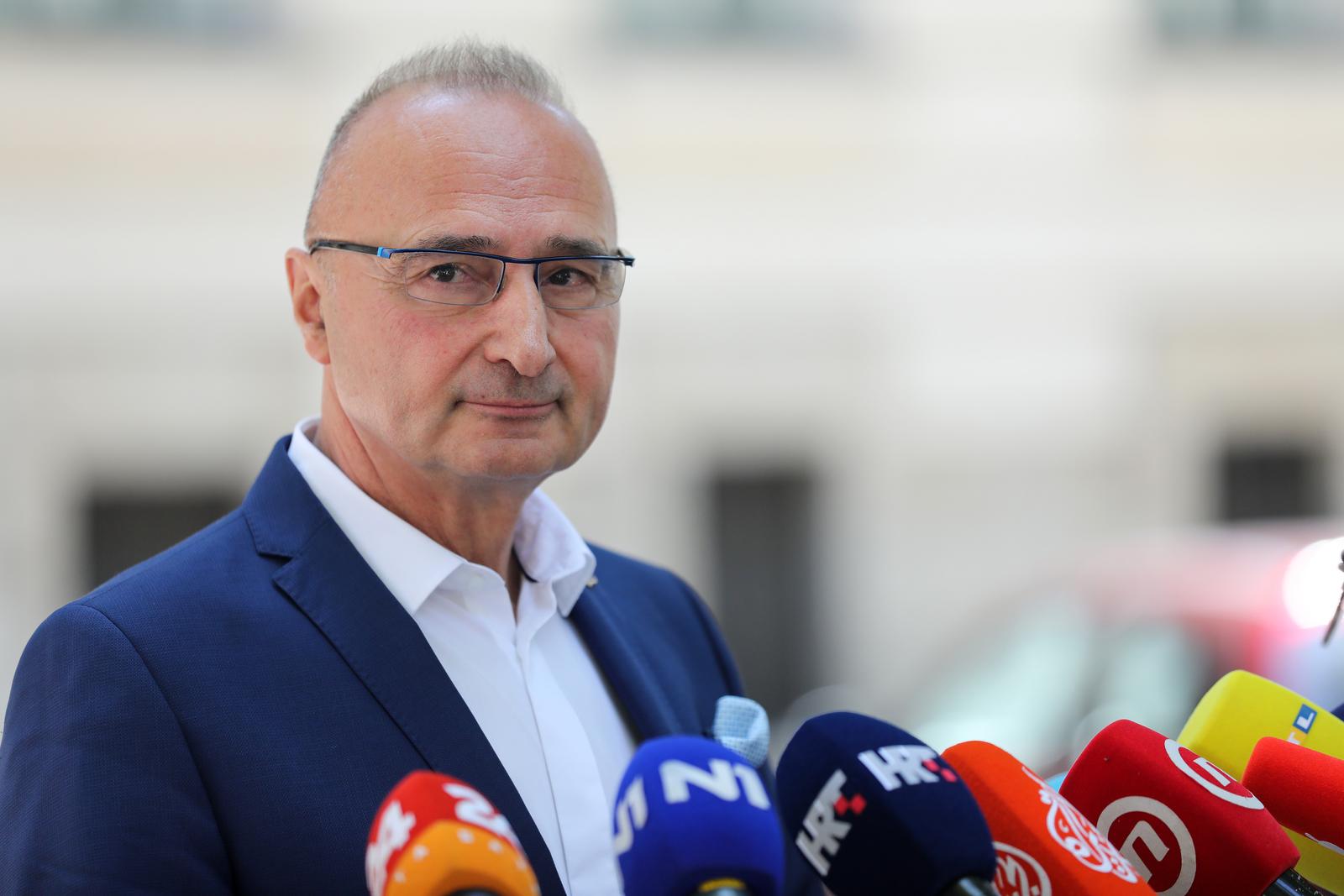 17.07.2022., Zagreb - Ministar vanjskih i europskih poslova Gordan Grlic Radman odzao je konferenciju za medije vezano uz posjet Vucica. Photo: Emica Elvedji/PIXSELL
