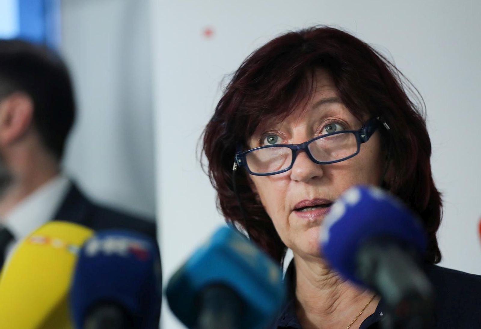 18.07.2022., Zagreb, Hrvatski lijecnicki sindikat i Hrvatska lijecnička komora - pressica o sustava koeficijenata za place, radnopravnog statusa lijecnika i posljedica za buducnost hrvatskog javnog zdravstvenog sustava. Govorili su mr.sc. Renata Culinovic-Caic, predsjednica HLS-a i doc.dr.sc. Kresimir Luetic, predsjednik HLK-a, Vesna Potocki Rukavina i primarijus Boris Ujevic Photo: Emica Elvedji/PIXSELL