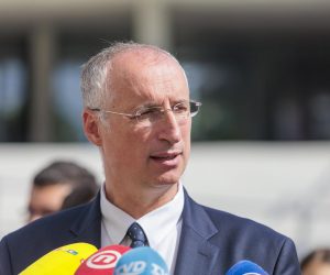 18.08.2022., Split - Kandidati liste Centar predstavljeni su na konferenciji za medije pod nazivom "Kotarski izbori - Moj kvart, moja briga!"
Ivica Puljak
  Photo: Miroslav Lelas/PIXSELL