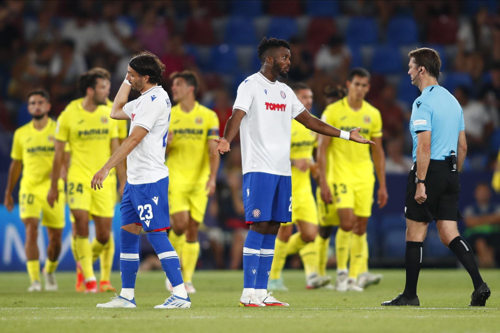 18.08.2022., Valencia, Spanjolska - Prva utakmica doigravanja UEFA Konferencijske lige, Villarreal CF - HNK Hajduk. Photo: Omar Arnau/PIXSELL/PIXSELL