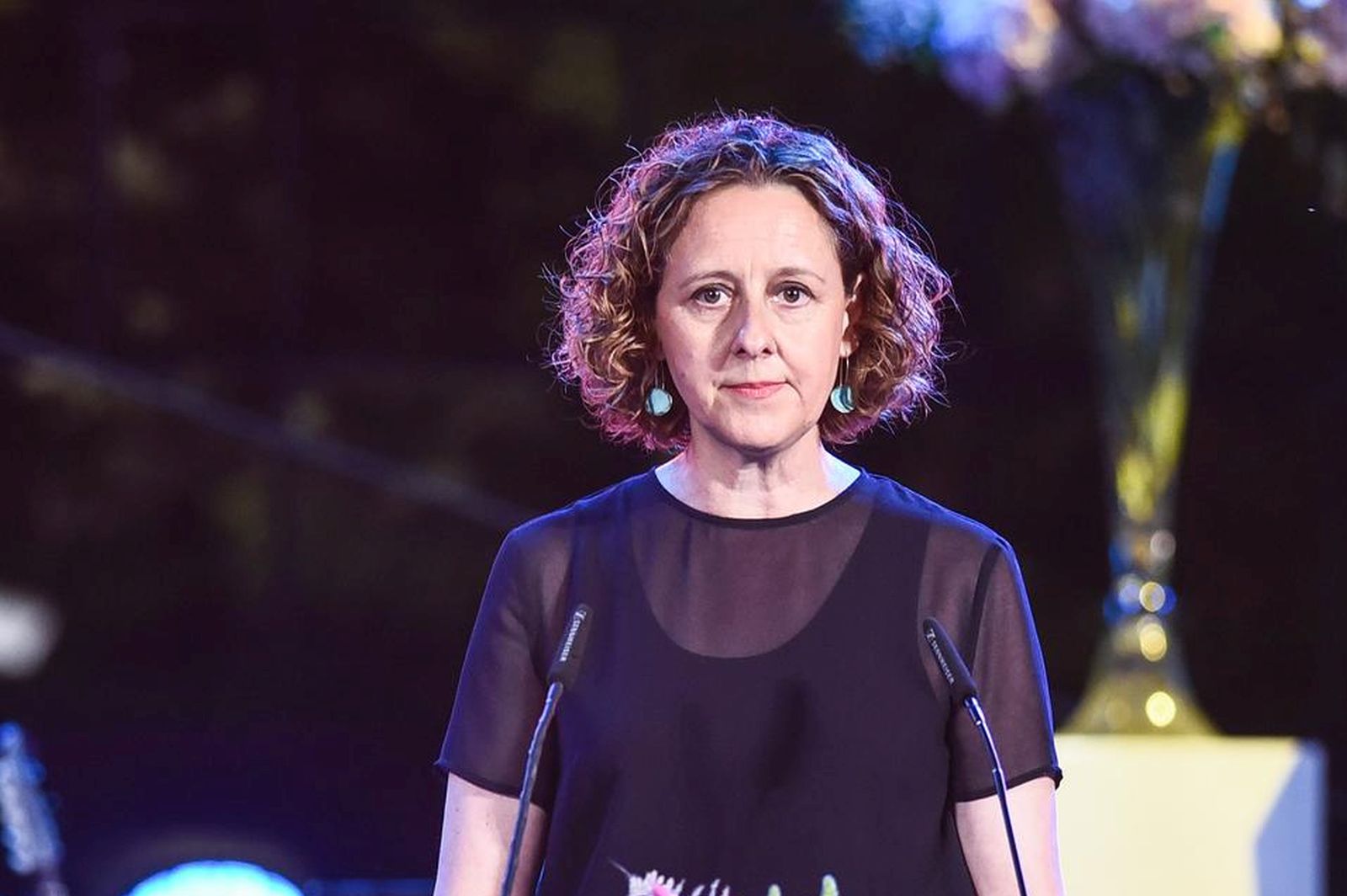 19.6.2022., Zagreb - Dodjela nagrade Vladimir Nazor za najbolja umjetnicka ostvarenja u 2021. Ministrica kulture Nina Obuljen Korzinek. Photo: Neva Zganec/PIXSELL