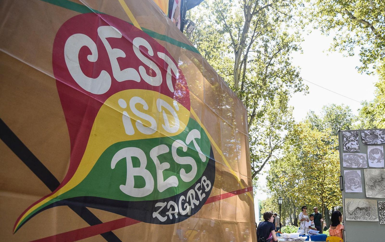 19.8.2021., Zagreb - Medjunarodni ulicni festival Cest is d`Best na Zrinjevcu.rPhoto: Neva Zganec/PIXSELL