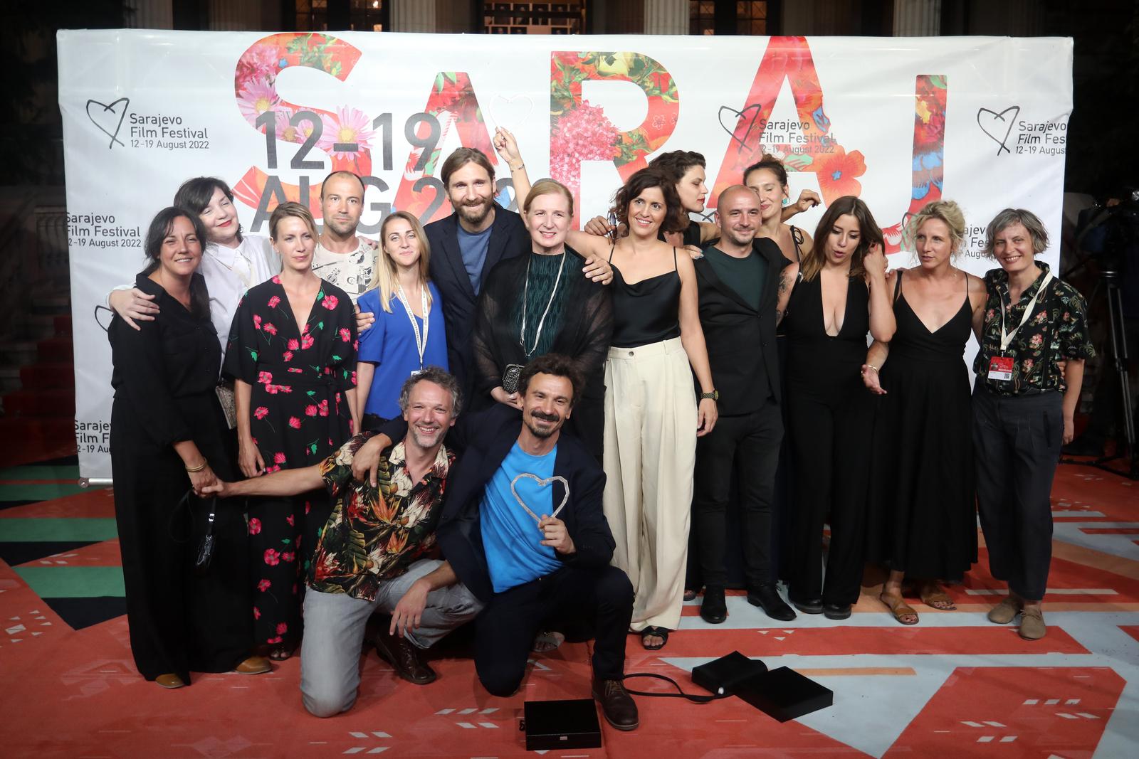 19.08.2022., Sarajevo, Bosna i Hercegovina - Urucene nagrade 28. Sarajevo Film Festivala. Najbolji glumac je Juraj Lerotic, a najbolji film “Safe place”. Photo: Armin Durgut/PIXSELL