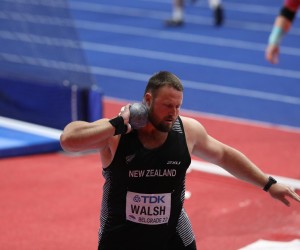 19, March, 2022, Belgrade -   The second day of the World Athletics Indoor Championships to be held at the Stark Arena. Tomas Walsh (NZL). Photo: M.M./ATAImages

19, mart, 2022, Beograd - Drugi dan Svetskog atletskog dvoranskog prvenstva koje se odrzava u Stark areni. Photo: M.M./ATAImages Photo: M.M./PIXSELL