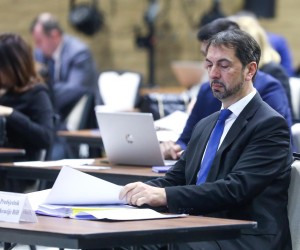 21.12.2021., Sarajevo, Bosna i Hercegovina - Sjednica Predstavnickog doma Parlamenta FBiH. Marinko Cavara
   Photo: Armin Durgut/PIXSELL