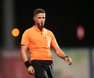 23.07.2022., Gradski stadion Ivan Kusek Apas, Koprivnica - SuperSport HNL, 02. kolo, NK Slaven Belupo - GNK Dinamo. Sudac Patrik Kolaric.  Photo: Luka Stanzl/PIXSELL