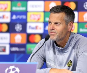 23.08.2022., Zagreb - Konferencija za medije Bodo/Glimta na stadionu Maksimir uoci uzvratnog susreta doigravanja UEFA Lige prvaka protiv Dinama. Trener Bodo/Glimt Kjetil Knutsen. Photo: Luka Stanzl/PIXSELL