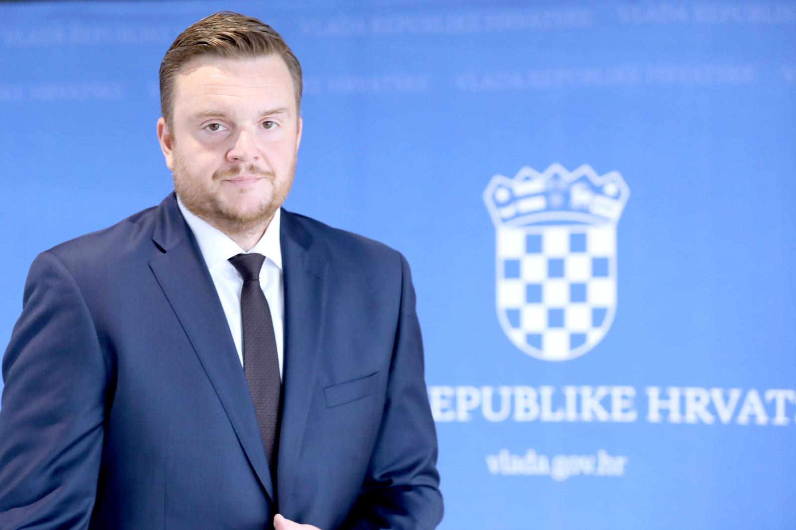 24.08.2022., Zagreb - Naklon sjednice Vlade RH u Nacionalnoj i sveucilisnoj knjiznici, ministar financija Marko Primorac dao je izjavu medijima. Photo: Patrik Macek/PIXSELL