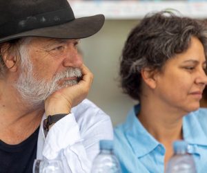 27.07.2021., Veliki Brijun - Odrzana je konferencija za medije kazalista Ulysses na kojoj je najavljena premijerna predstava "Nosorog" Eugenea Ionesca. Rade Serbedzija Photo: Srecko Niketic/PIXSELL