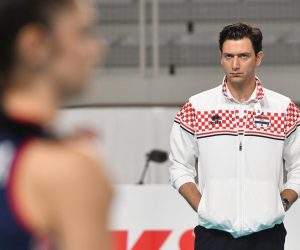 28.05.2022., Varazdin, Arena Varazdin - Zlatna europska liga odbojkasica, Hrvatska - Slovacka. Photo: Vjeran Zganec-Rogulja/PIXSELL