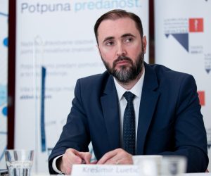 30.09.2019., Zagreb - Okrugli stol Poslovnog dnevnika - "Hrvatski zdravstveni sustav-izazovi i mogucnosti". Kresimir Luetic.rPhoto: Davor Puklavec/PIXSELL