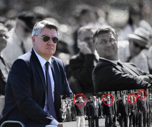05.08.2022., Knin - Sredisnja svecanost obiljezavanja Dana pobjede i domovinske zahvalnosti, Dana hrvatskih branitelja i 27. obljetnice vojno-redarstvene operacije Oluja. Zoran Milanovic, Andrej Plenkovic Photo: Davor Puklavec/PIXSELL