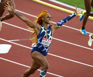 June 20, 2021, Eugene, Oregon, USA: ShaCarri Richardson wins the US Olympic Track and Field Trials women 100m event Saturday during the Olympic Trials at the University of Oregon. Photograph by Eugene USA - ZUMAa35_ 20210620_zaf_a35_004 Copyright: xDanielxA.xAndersonx