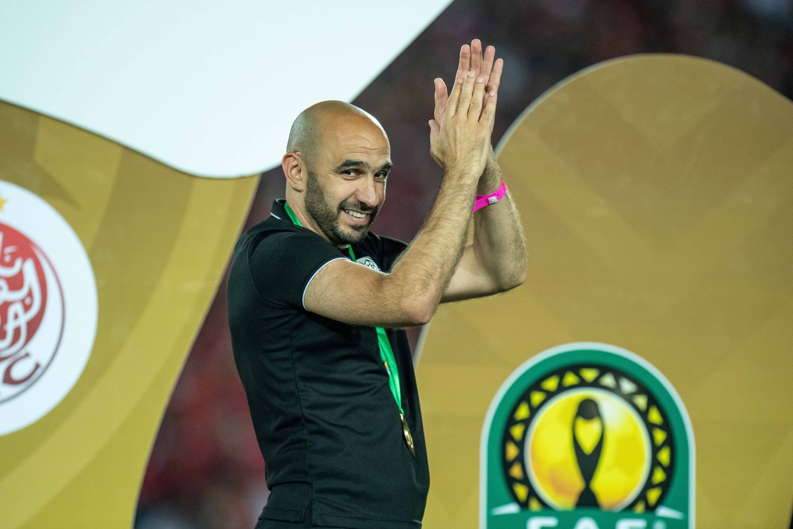 CASABLANCA, MOROCCO - MAY 30: Head Coach Walid Regragui of Wydad AC during the CAF Champions League Final 2022 match between Al Ahly and Wydad AC at Stade Mohammed V on May 30, 2022 in Casablanca, M Al Ahly and Wydad AC - CAF Champions League Final Copyright: xSebastianxFrejx