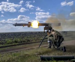 epa10145166 A still image taken from a handout video provided by the Russian Defence Ministry's press service on 29 August 2022 shows a Russian serviceman firing a man-portable anti-tank guided missile 'Kornet' during fights at an undisclosed location in Ukraine. On 24 February 2022 Russian troops entered the Ukrainian territory in what the Russian president declared as a 'Special Military Operation', starting an armed conflict that has provoked destruction and a humanitarian crisis.  EPA/RUSSIAN DEFENCE MINISTRY PRESS S  HANDOUT EDITORIAL USE ONLY/NO SALES