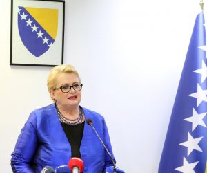 Rijeka, 31.08.2022.- Generalni konzulat Bosne i Hercegovine otvoren je u Rijeci. Na slici ministrica vanjskih poslova BiH Bisera Turkoviæ. 
foto HINA/ Mijenko KLEPAC/ ua